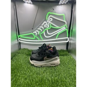 Nike‎ Air Max 90 LTR SE Boys Size 7C Black Athletic Shoes Sneakers DJ0416-001